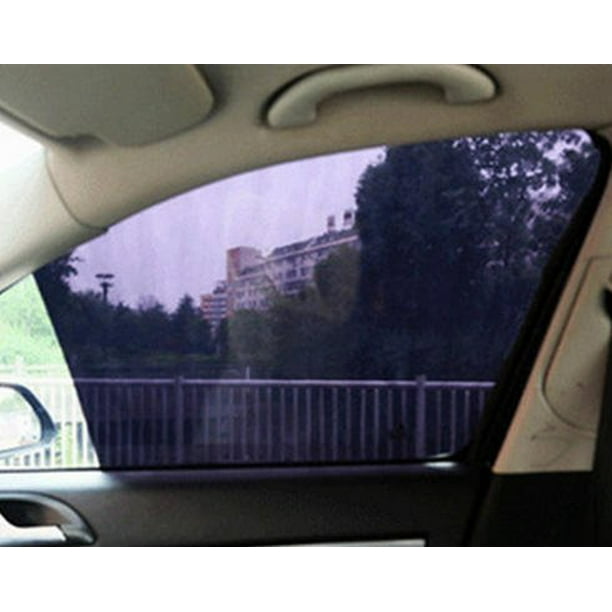 YNK Car Side Window Sun Shade 2Pcs Pair Strong Magnetic Grid Car Side Window，Blocking UV Keeps Screen Cooler 
